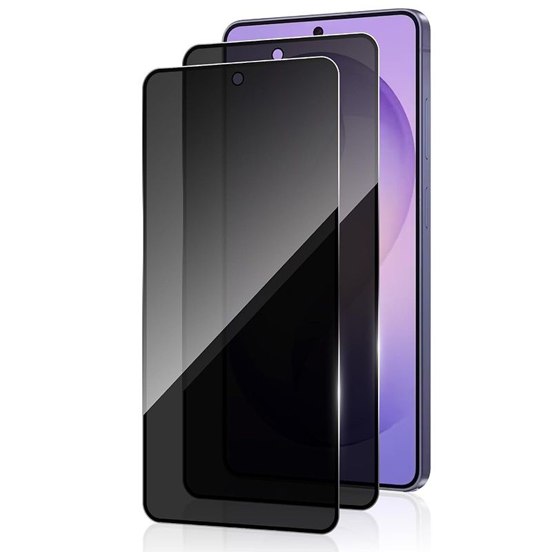 [2-Pack] Privacy Screen Protector for Samsung Galaxy S26 Ultra S25 FE S26 Plus S25 Ultra Anti-Spy Tempered Glass Film 9H Hardness, Upgrade Edge Protection, Easy Installation, Bubble Free