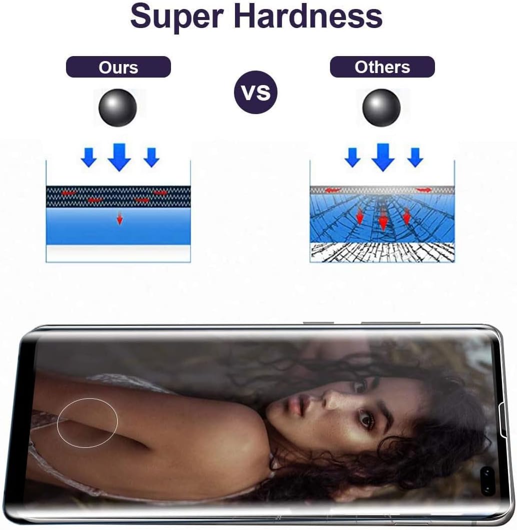 [2 Pack] 3D Screen Protector for Honor 400 Pro X9C 200 Pro 9H Tempered Glass Film,HD Clear Scratch Resistant,Bubble-Free