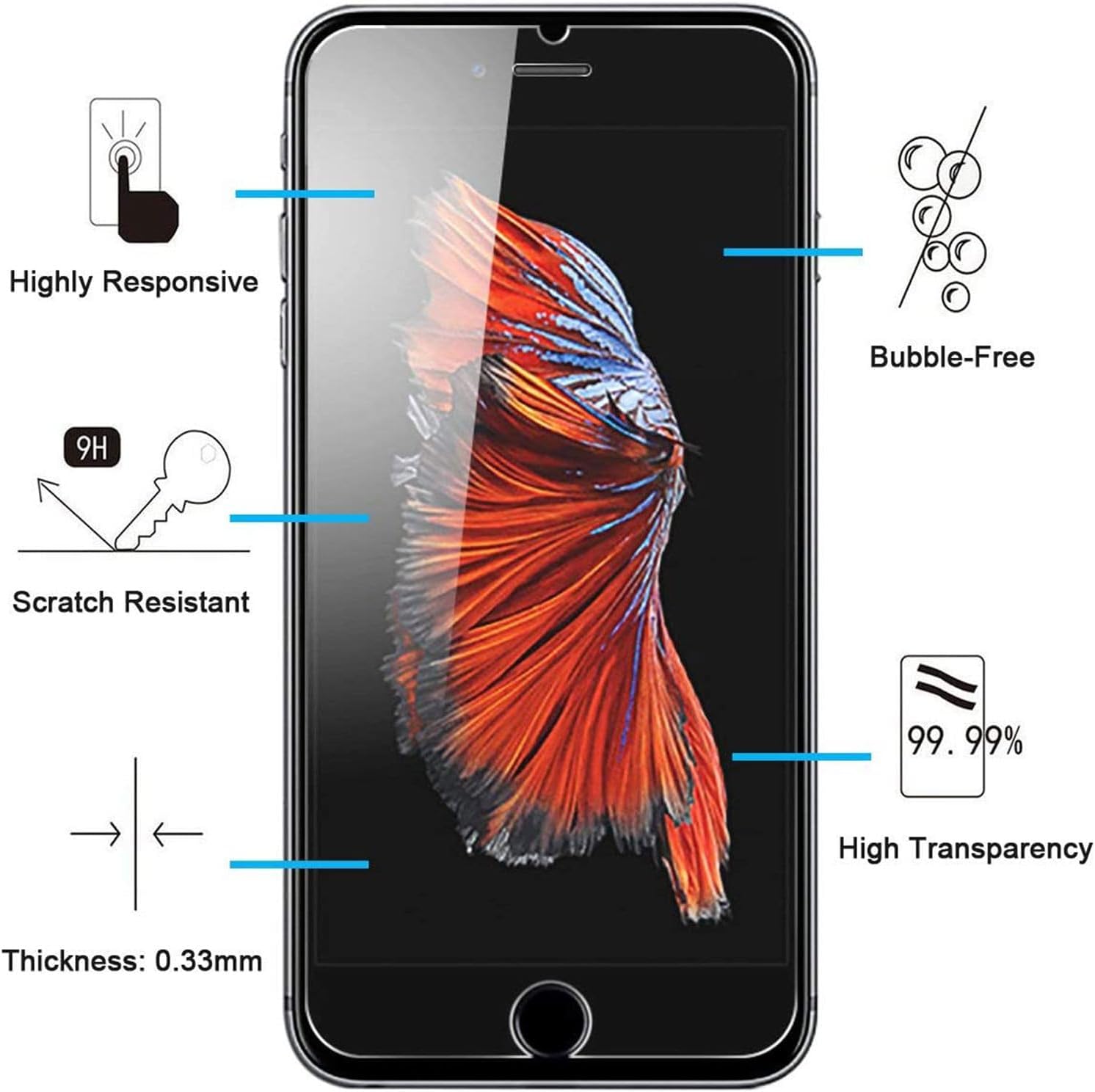 [2 Pack] 3D Screen Protector for Honor 400 Pro X9C 200 Pro 9H Tempered Glass Film,HD Clear Scratch Resistant,Bubble-Free