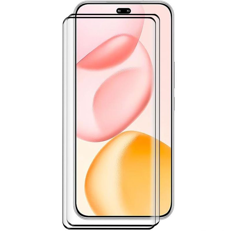 [2 Pack] 3D Screen Protector for Honor 400 Pro X9C 200 Pro 9H Tempered Glass Film,HD Clear Scratch Resistant,Bubble-Free