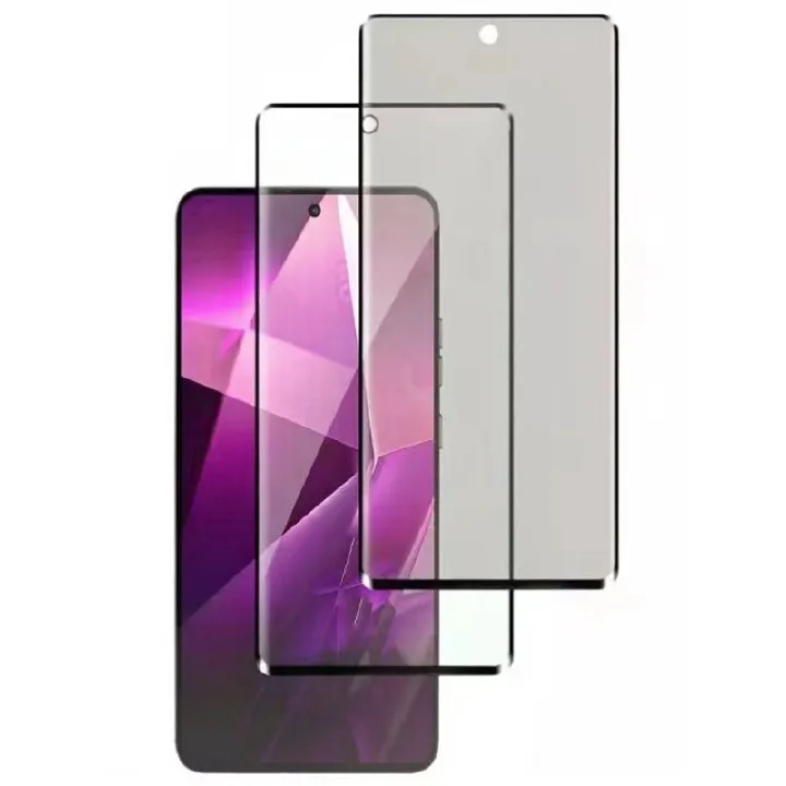 Curved Coverage Screen Protector for Tecno Camon 50 Pro / Camon 50 9H Tempered Glass Film,HD Clear Scratch Resistant,Bubble-Free Protective Film