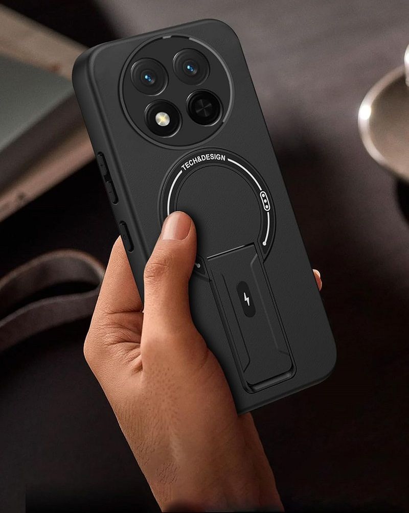 Phone Case for Vivo V60 V60 Lite V50 Lite V50 V50e V30 Pro Luxury Anti-Drop Stand Case TPU Phone Grip Wireless Charging Skin-Friendly Mobile Phone Cover