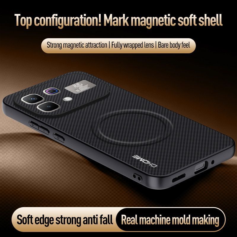 Luxury Business Phone Case for Infinix Note 60 Pro 5G/ 60 5G Magnetic Leather All-inclusive Back Cover