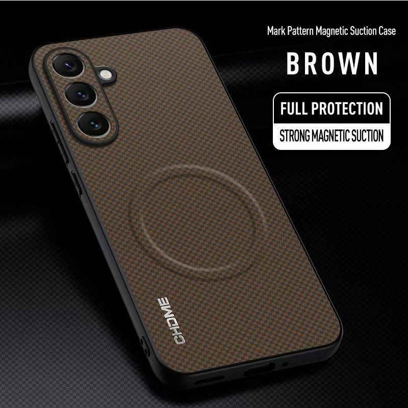 Luxury Business Phone Case for Samsung Galaxy A57 A37 A17 A07 A56 A36 A16 A06 A55 A35 A25 A15 A05s A05 A54 A34 A24 A14 M56 M36 Magnetic Leather All-inclusive Back Cover