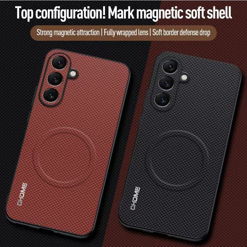 Luxury Business Phone Case for Samsung Galaxy A57 A37 A17 A07 A56 A36 A16 A06 A55 A35 A25 A15 A05s A05 A54 A34 A24 A14 M56 M36 Magnetic Leather All-inclusive Back Cover