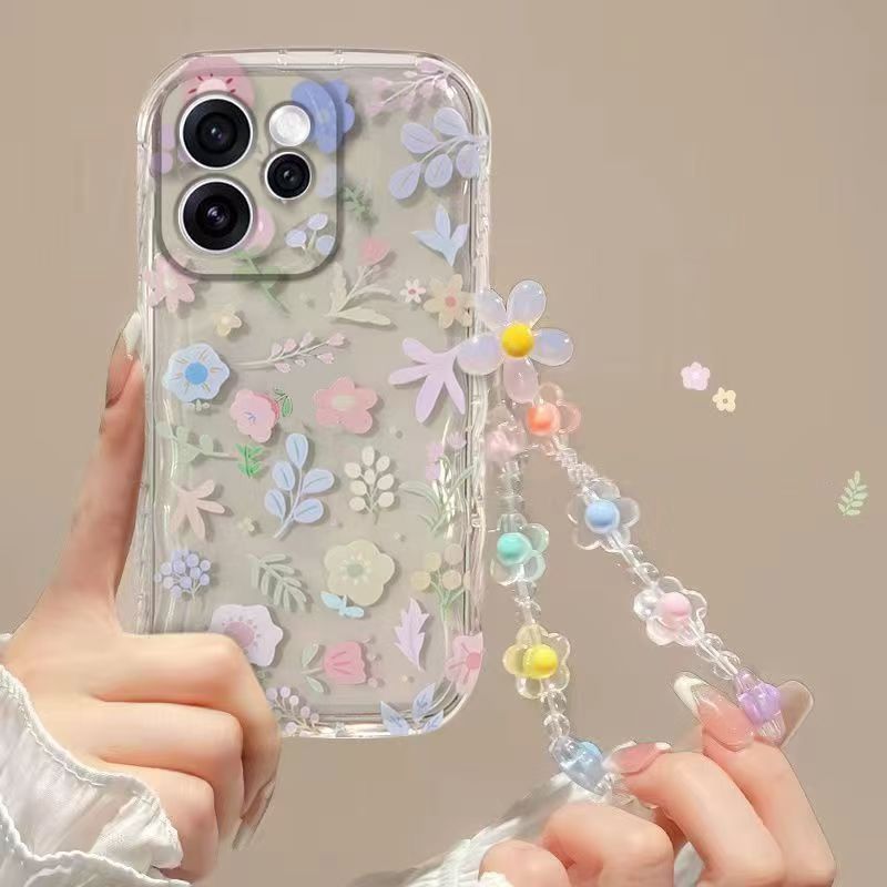 Phone Case for OPPO Reno 15F 15 Pro 15 Pro Max Fashion Flowers Soft Case Fall Prevention Protective Cover