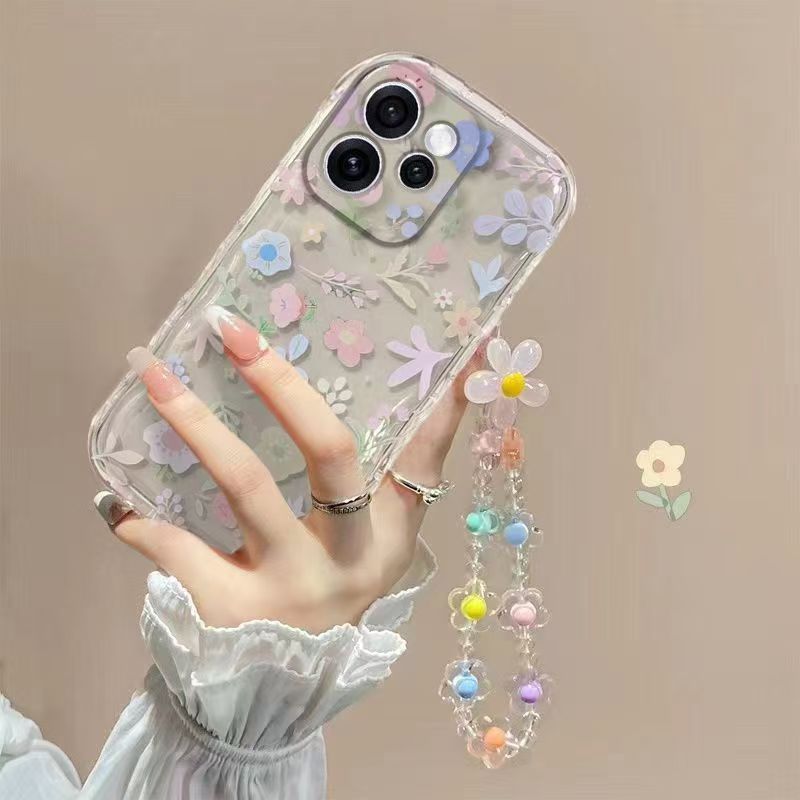 Phone Case for OPPO Reno 15F 15 Pro 15 Pro Max Fashion Flowers Soft Case Fall Prevention Protective Cover