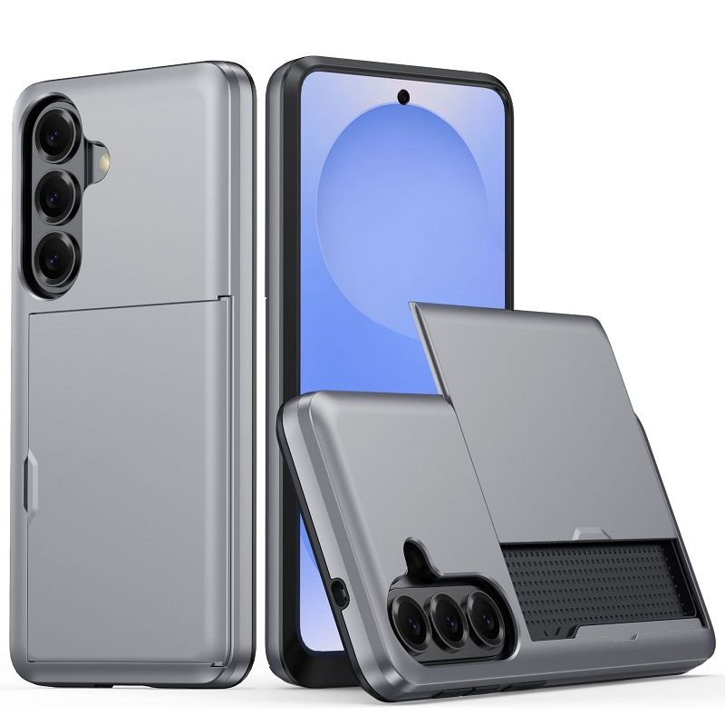 Phone Case for Samsung Galaxy A57 A37 A17 A56 A36 A16 A55 With Card Holder Dual Layer Heavy Duty Protective Shockproof Hidden Card Slot Slim Wallet Phone Cover