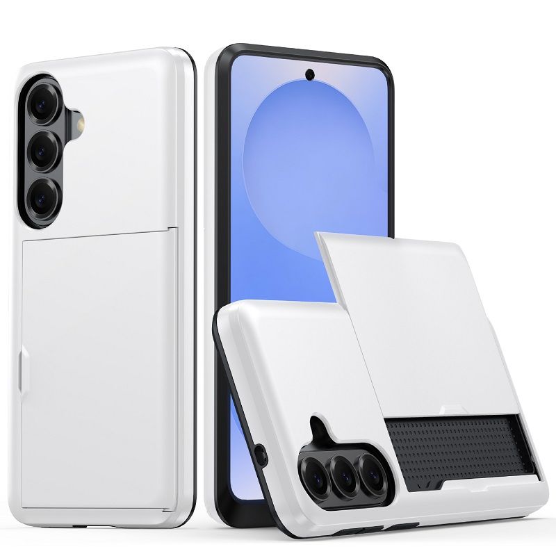 Phone Case for Samsung Galaxy A57 A37 A17 A56 A36 A16 A55 With Card Holder Dual Layer Heavy Duty Protective Shockproof Hidden Card Slot Slim Wallet Phone Cover