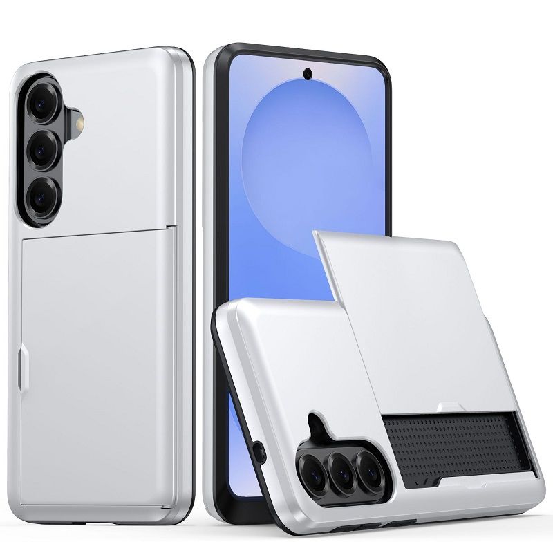 Phone Case for Samsung Galaxy A57 A37 A17 A56 A36 A16 A55 With Card Holder Dual Layer Heavy Duty Protective Shockproof Hidden Card Slot Slim Wallet Phone Cover