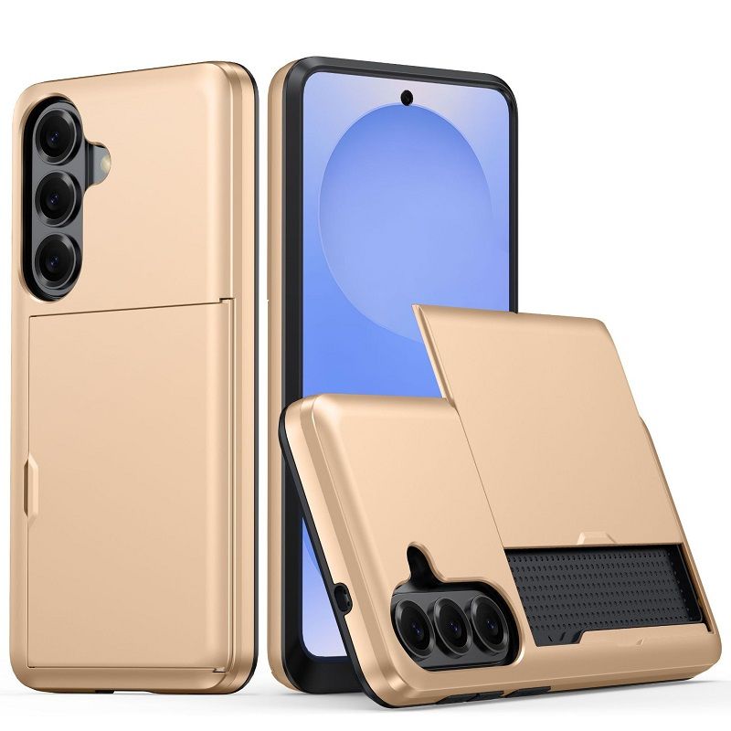 Phone Case for Samsung Galaxy A57 A37 A17 A56 A36 A16 A55 With Card Holder Dual Layer Heavy Duty Protective Shockproof Hidden Card Slot Slim Wallet Phone Cover