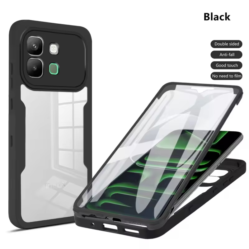 360 Full Protection Case for Infinix Note Edge 5G Cover Built-in Screen Protector