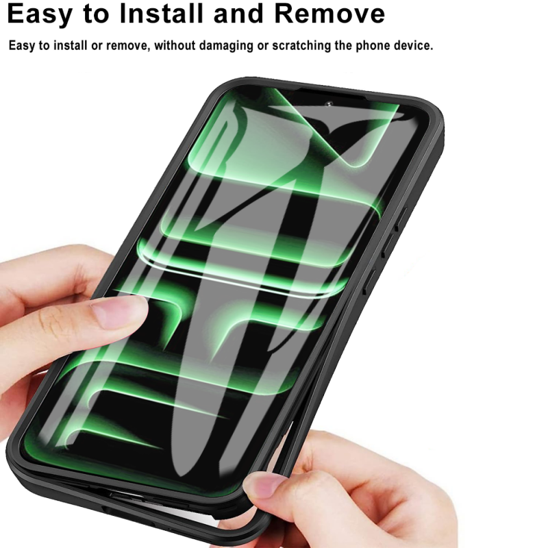 360 Full Protection Case for Infinix Note Edge 5G Cover Built-in Screen Protector