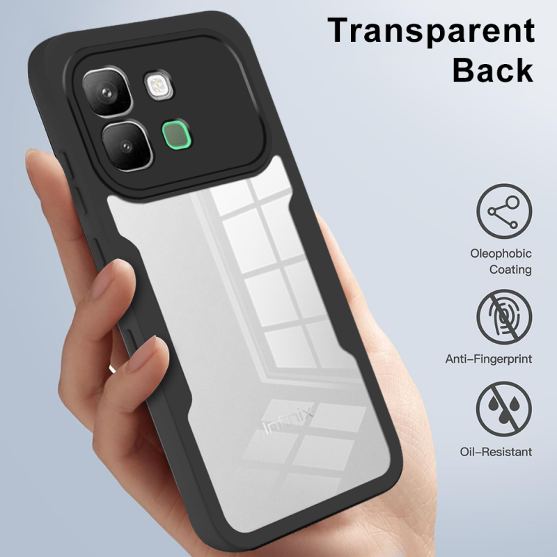 360 Full Protection Case for Infinix Note Edge 5G Cover Built-in Screen Protector