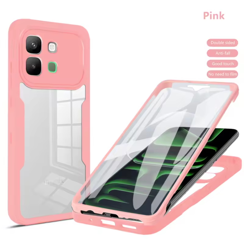 360 Full Protection Case for Infinix Note Edge 5G Cover Built-in Screen Protector
