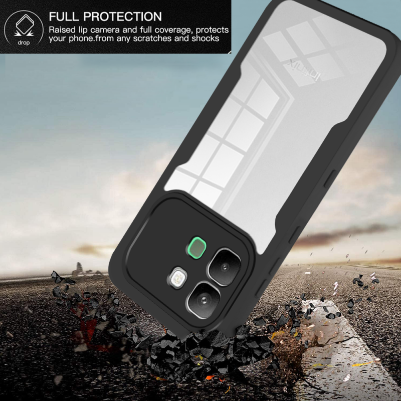 360 Full Protection Case for Infinix Note Edge 5G Cover Built-in Screen Protector