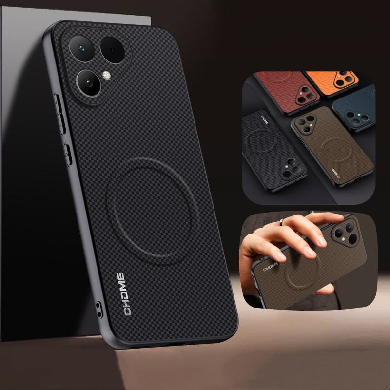 Luxury Business Phone Case for Tecno Pova Curve 2 5G Magnetic Leather All-inclusive Back Cover