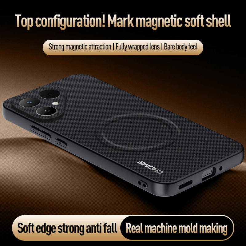 Luxury Business Phone Case for Tecno Pova Curve 2 5G Magnetic Leather All-inclusive Back Cover