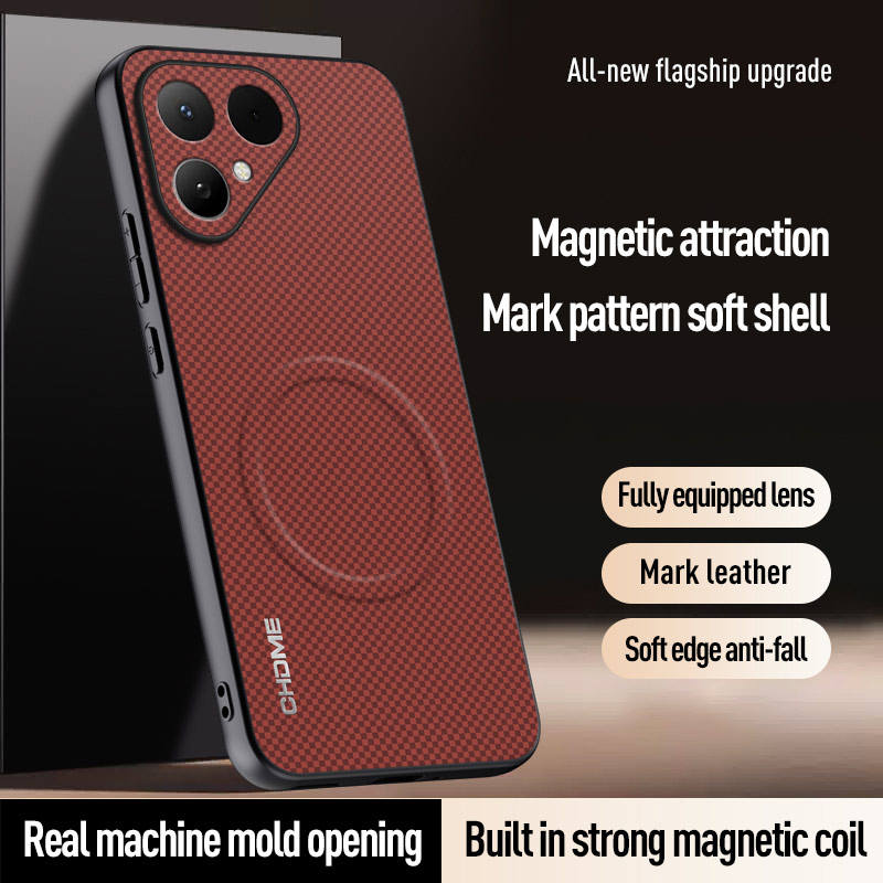 Luxury Business Phone Case for Tecno Pova Curve 2 5G Magnetic Leather All-inclusive Back Cover