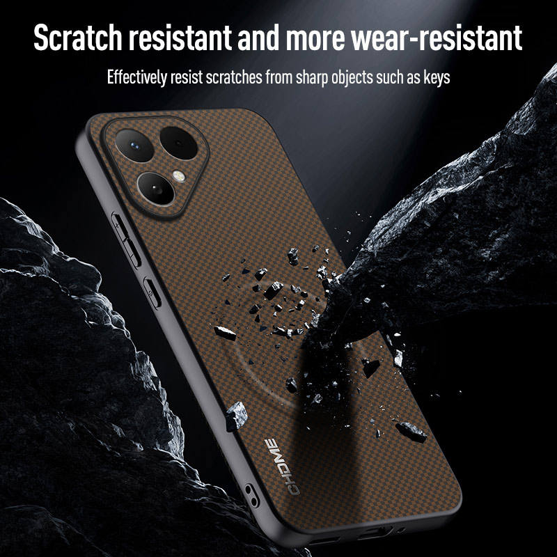 Luxury Business Phone Case for Tecno Pova Curve 2 5G Magnetic Leather All-inclusive Back Cover