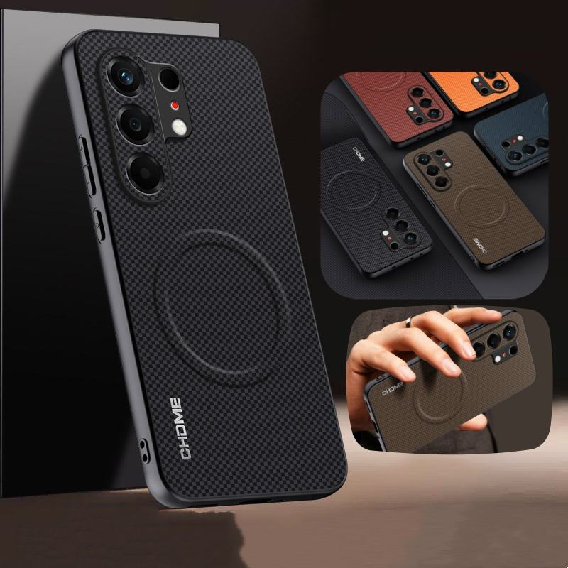 Luxury Business Phone Case for Tecno Camon 50 Pro Magnetic Leather All-inclusive Back Cover