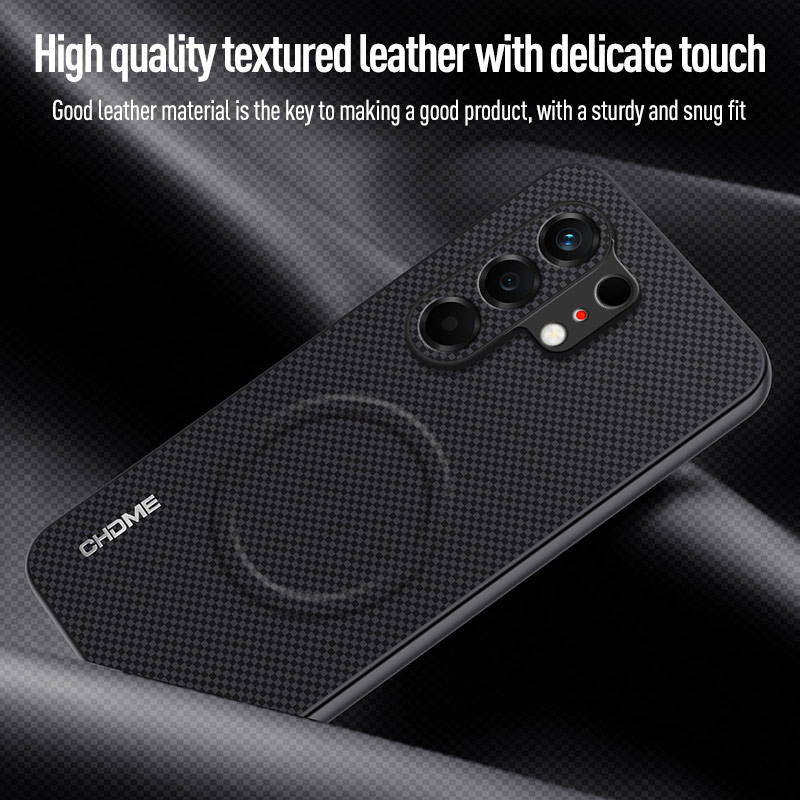 Luxury Business Phone Case for Tecno Camon 50 Pro Magnetic Leather All-inclusive Back Cover