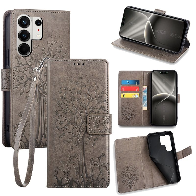 Wallet Leather Cover for Tecno Camon 50 Pro 4G/CN5c Case Card Slots Magnetic Closure Shockproof Cover with Hand