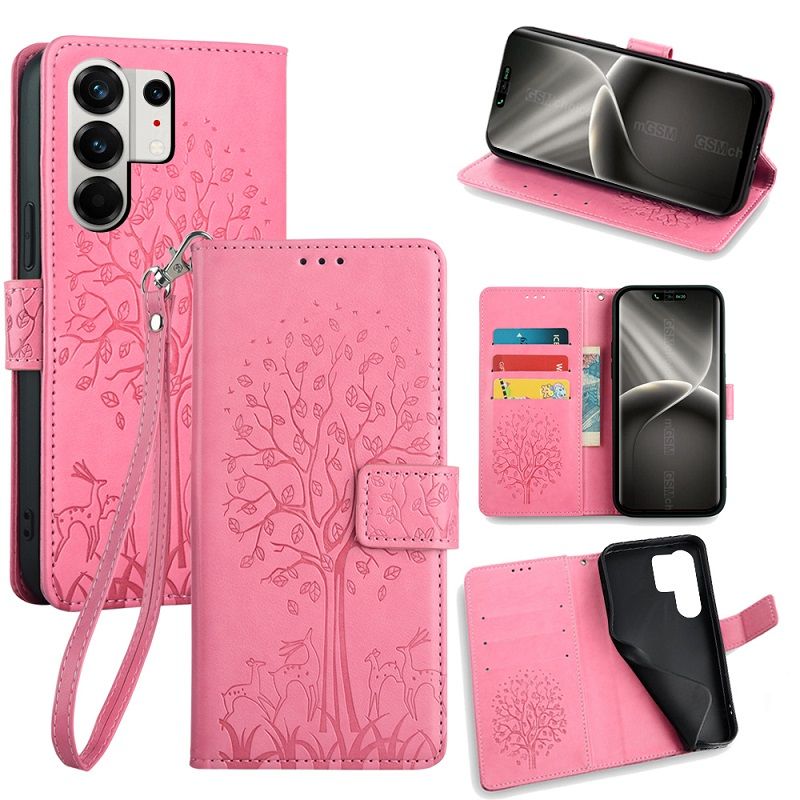 Wallet Leather Cover for Tecno Camon 50 Pro 4G/CN5c Case Card Slots Magnetic Closure Shockproof Cover with Hand