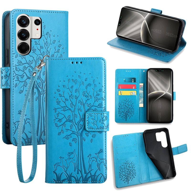 Wallet Leather Cover for Tecno Camon 50 Pro 4G/CN5c Case Card Slots Magnetic Closure Shockproof Cover with Hand