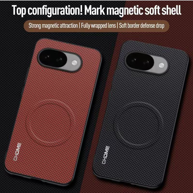 Luxury Business Phone Case for Google Pixel 10A 10 Pro XL 9A 9 Pro XL 8A 7A 6A 8 7 6 Pro Magnetic Leather All-inclusive Back Cover