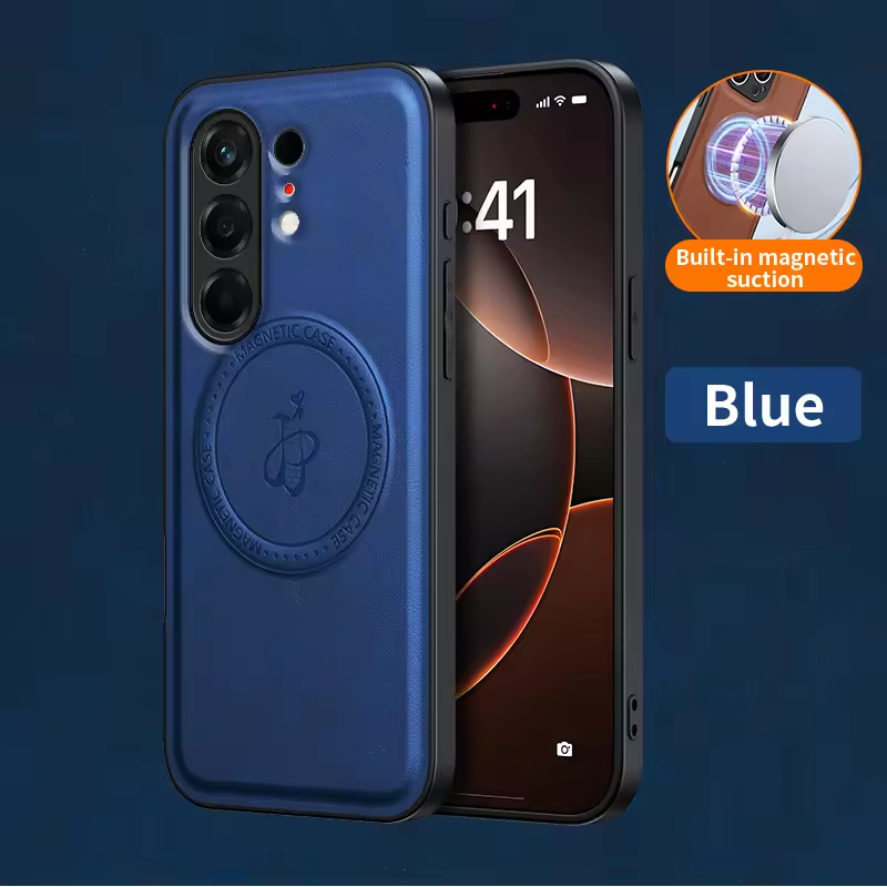 Magnetic PU Leather Lens protection & Back Case for Tecno Camon 50 Pro / Camon 50 4G Wireless Charging Cover