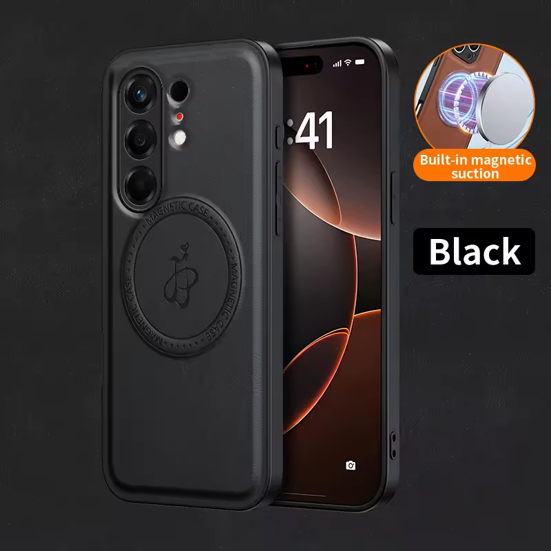 Magnetic PU Leather Lens protection & Back Case for Tecno Camon 50 Pro / Camon 50 4G Wireless Charging Cover