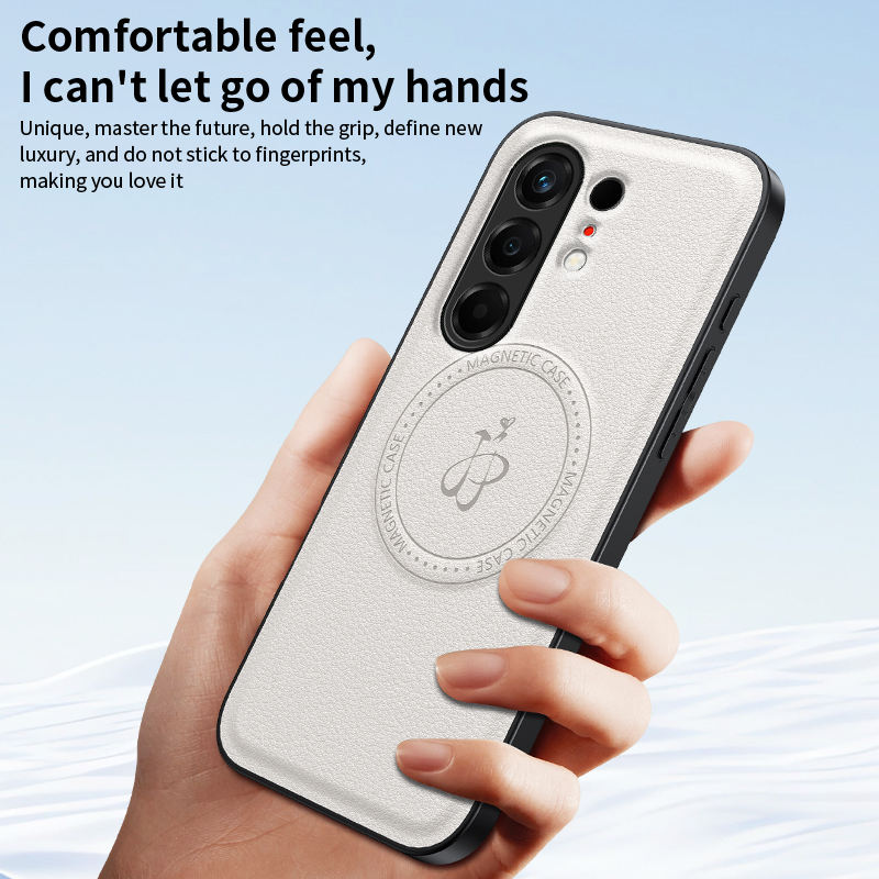 Magnetic PU Leather Lens protection & Back Case for Tecno Camon 50 Pro / Camon 50 4G Wireless Charging Cover