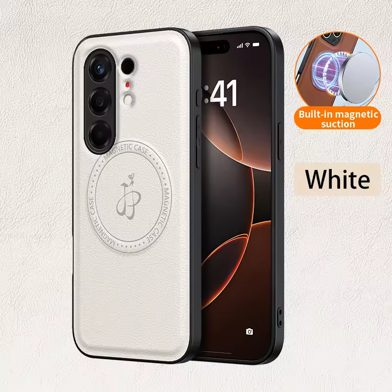 Magnetic PU Leather Lens protection & Back Case for Tecno Camon 50 Pro / Camon 50 4G Wireless Charging Cover