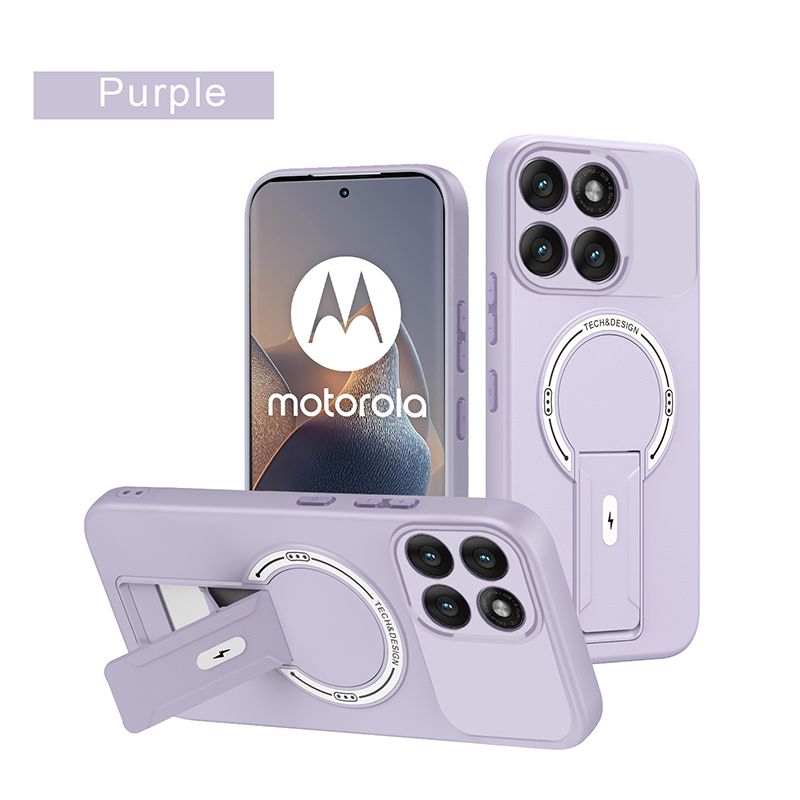 Phone Cover for Motorola Moto G86 G56 G54 G34 G24 G84 G04 G04S G87 G75 G45 G55 G35 Magnetic Invisible Kickstand Shockproof Protection Case