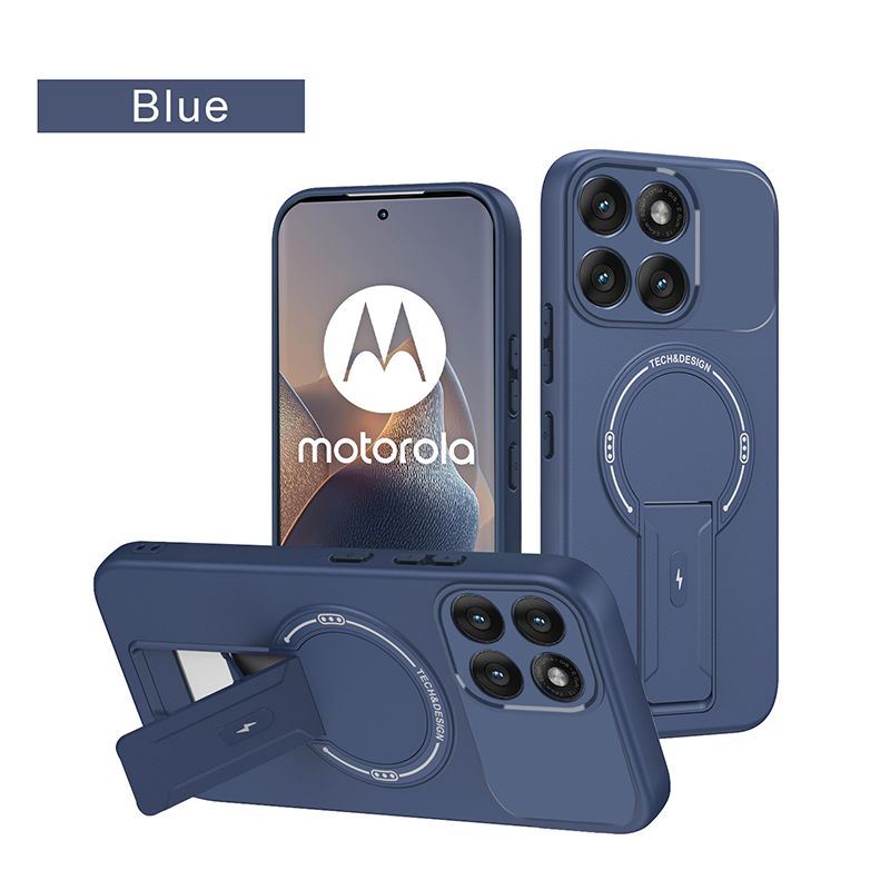 Phone Cover for Motorola Moto G86 G56 G54 G34 G24 G84 G04 G04S G87 G75 G45 G55 G35 Magnetic Invisible Kickstand Shockproof Protection Case