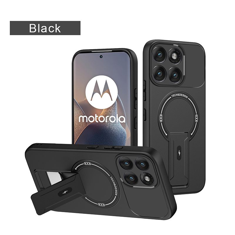 Phone Cover for Motorola Moto G86 G56 G54 G34 G24 G84 G04 G04S G87 G75 G45 G55 G35 Magnetic Invisible Kickstand Shockproof Protection Case