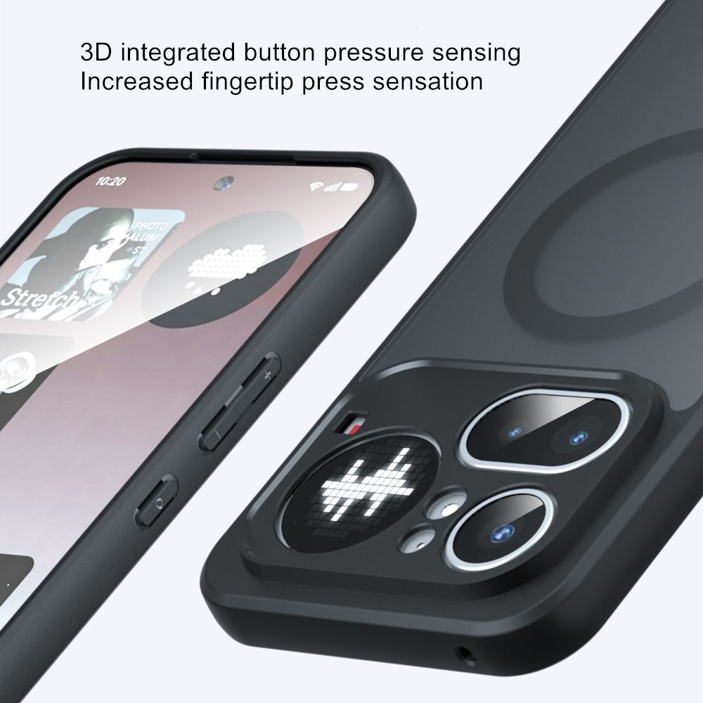 Case Cover for Nothing Phone (4a) Pro 5G Built-in Magnetic Anti-Shock Cell Phone Case