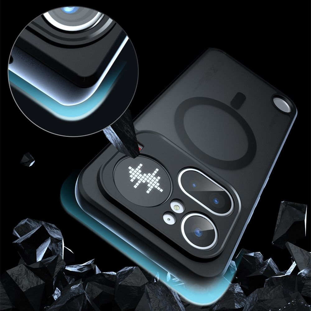 Case Cover for Nothing Phone (4a) Pro 5G Built-in Magnetic Anti-Shock Cell Phone Case