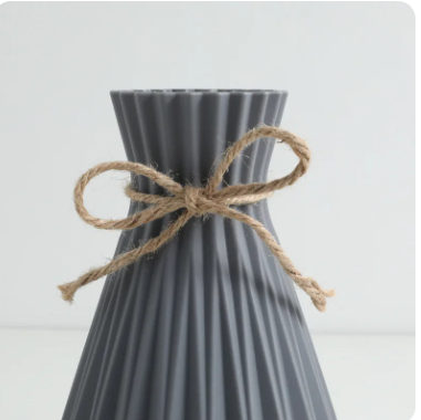 NORDIC FOLDING LINES MODERN HOME DECOR UNBREAKABLE PLASTIC FLOWER VASE/ CENTER PIECE/OFFICE DECOR/COFFEE TABLE DECOR/CONSOLE TABLE DECOR
