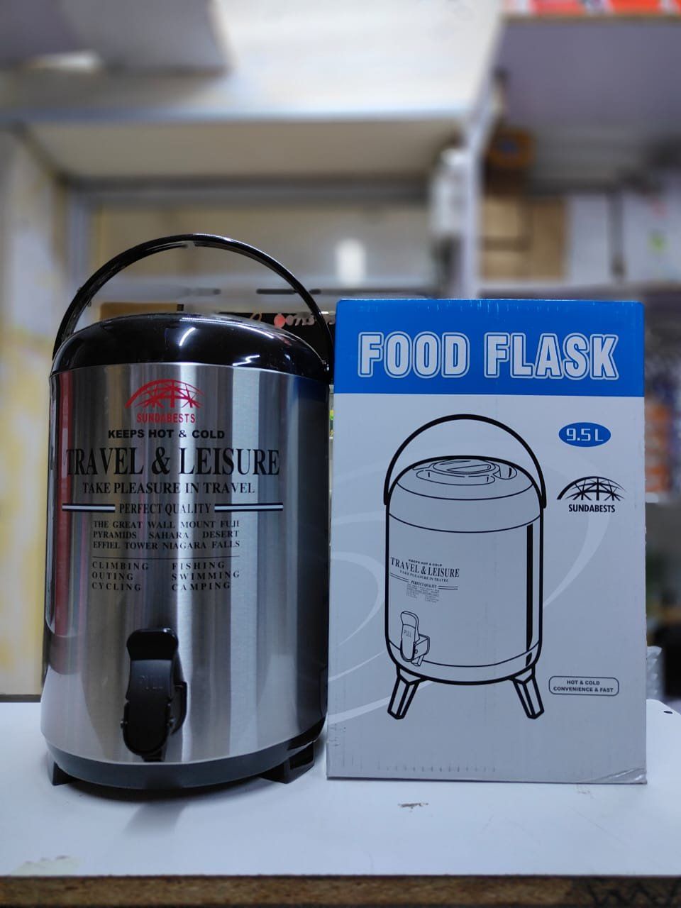 9.5L Stainless Steel Tea Urn – Single Tap Hot Water & Tea Dispenser | Fast Heating, Durable & Energy Efficient. A reliable hot beverage dispenser designed for homes, offices, hotels, events, churches.