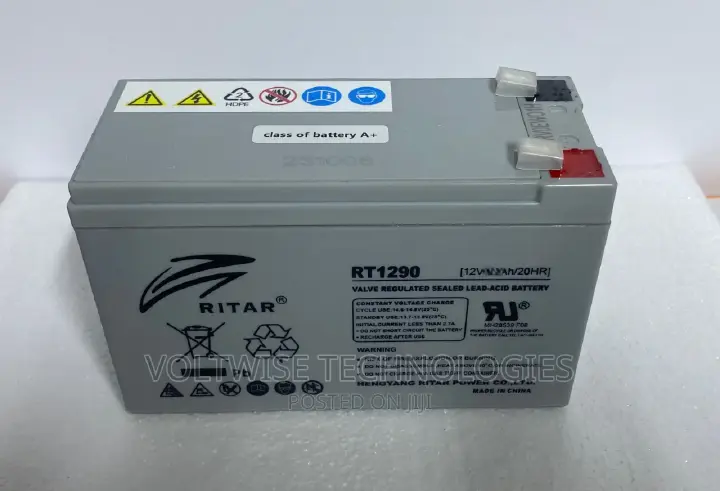 Ritar 7Ah UPS Battery – Durable 12V Backup Power for UPS, CCTV & Alarm Systems. Designed to provide reliable and durable backup power for UPS units, CCTV cameras, alarm systems, and other low-power DC