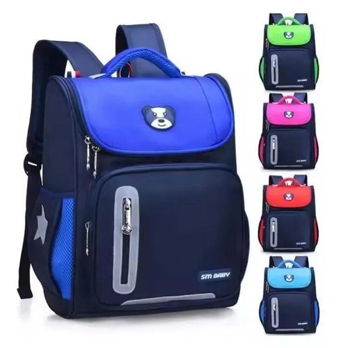 Large SM Baby School Bag – Zipper Backpack for Kids | Grade 2–6 | Durable & Spacious. A durable, lightweight, and spacious backpack designed for children in grades 2 to 6.