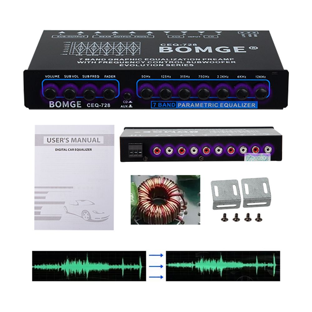 Car Mounted Easy To Operate 7-channel Audio Amplifier