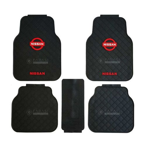 Nissan Heavy Duty Rubber Floor Mats -5 PcsThese branded Nissan  floor mats are a new and high quality grade product. They are made as an essential part of flooring equipment meant for comfort, durabil
