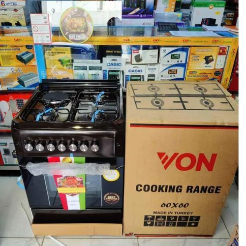 CLEARANCE OFFER VON 60×60 Free Standing 3 Gas Burner +1 Electric Cooker Oven