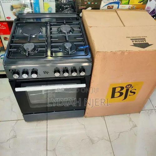 CLEARANCE OFFER BJS Standing Cooker 60X60 3-GAS+1 Hot Plate With Turbo-FAN Quality Standing Cooker