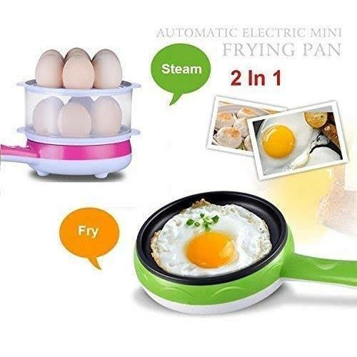 CLEARANCE OFFER 2 In 1 Egg Boiler With Frying Pan And 14 Holes Egg Boiler