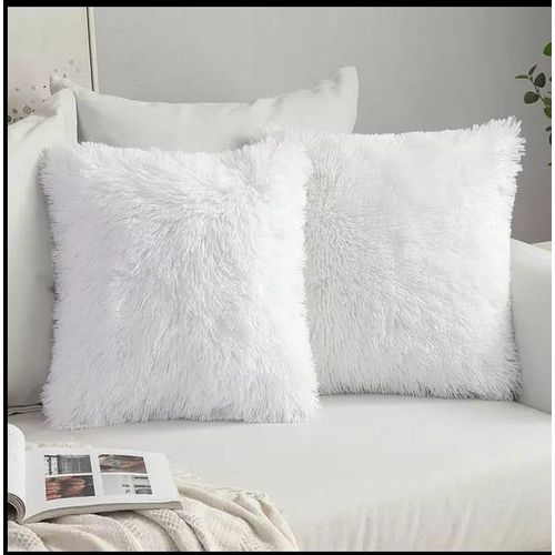 CLEARANCE OFFER Fashion Fluffy Throw Pillow Cases a pair