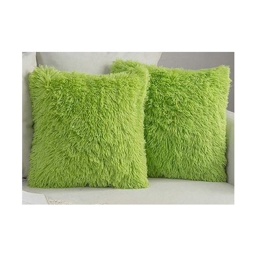 CLEARANCE OFFER Fashion Fluffy Throw Pillow Cases a pair